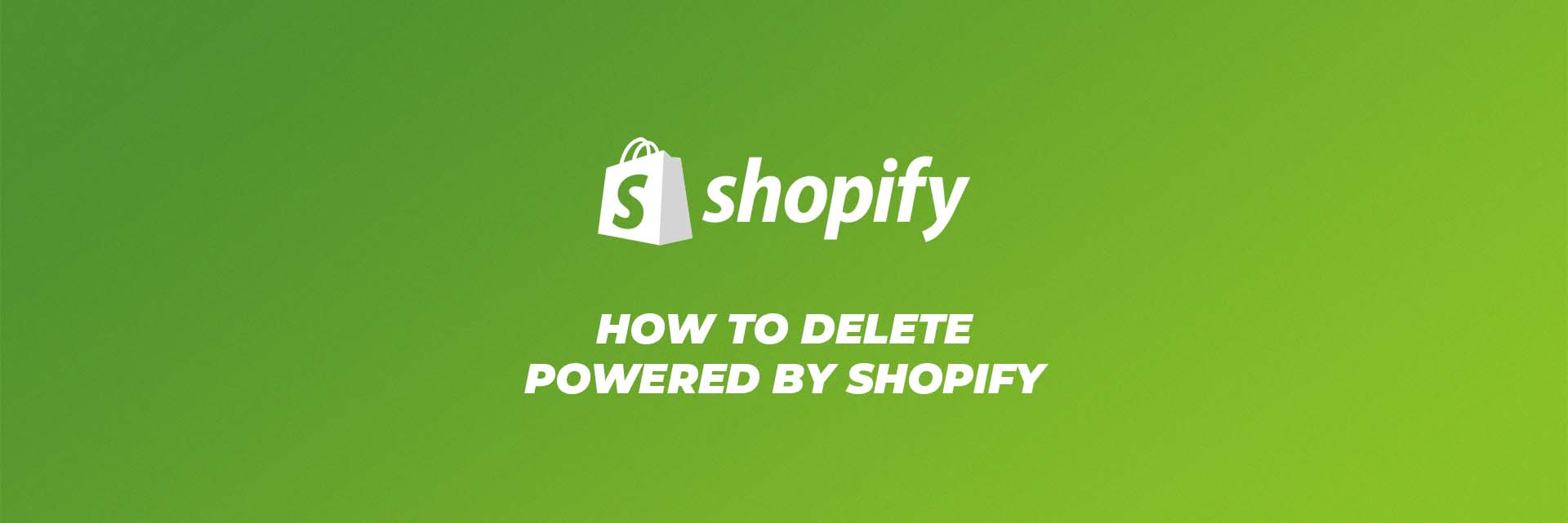 powered by shopify