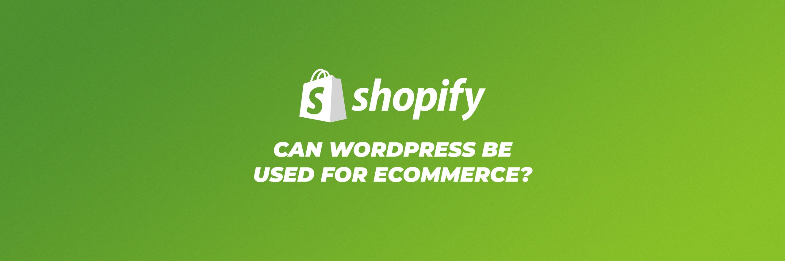can Wordpress be used for eCommerce?