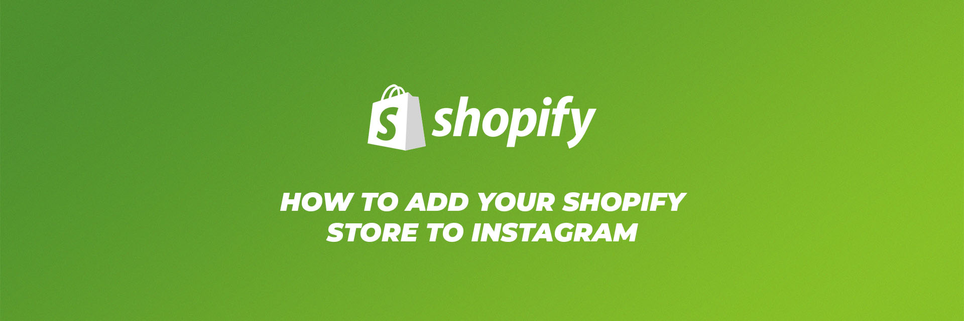 shopify and instagram connect
