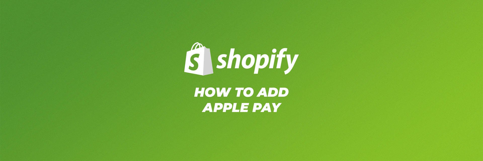 apple pay on shopify?