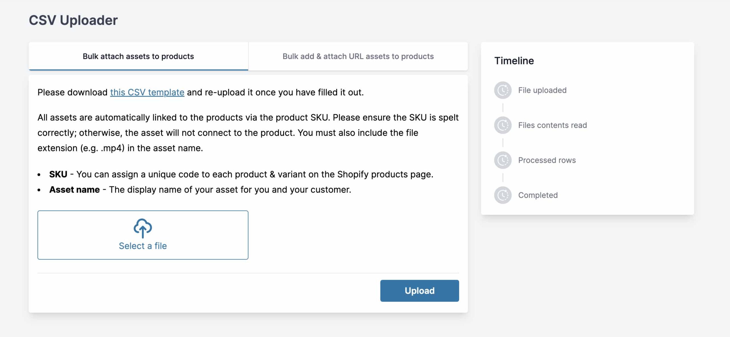 Bulk Upload/Add Products Using CSV to Shopify