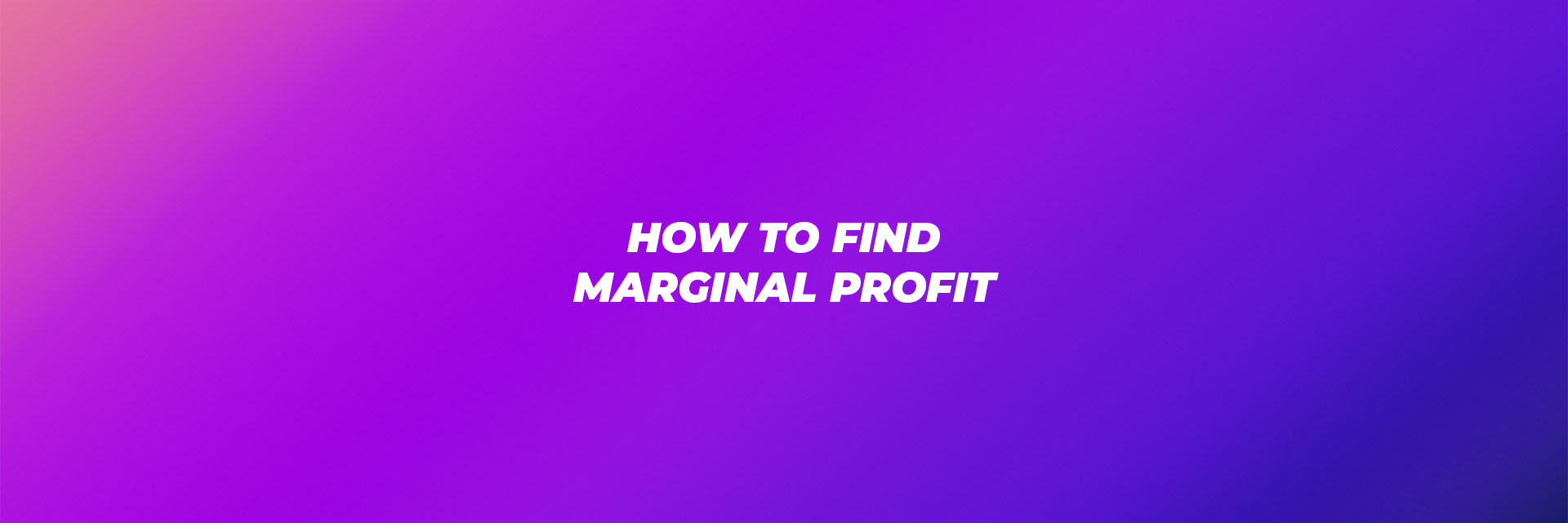 find marginal